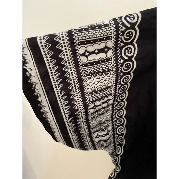 Dupsies Black & White Dashiki Kaftan - L - Picture 5 of 7